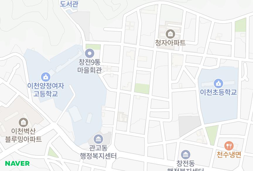 경기도 이천시 창전동 대호1차 위치·실거래 시세 지도