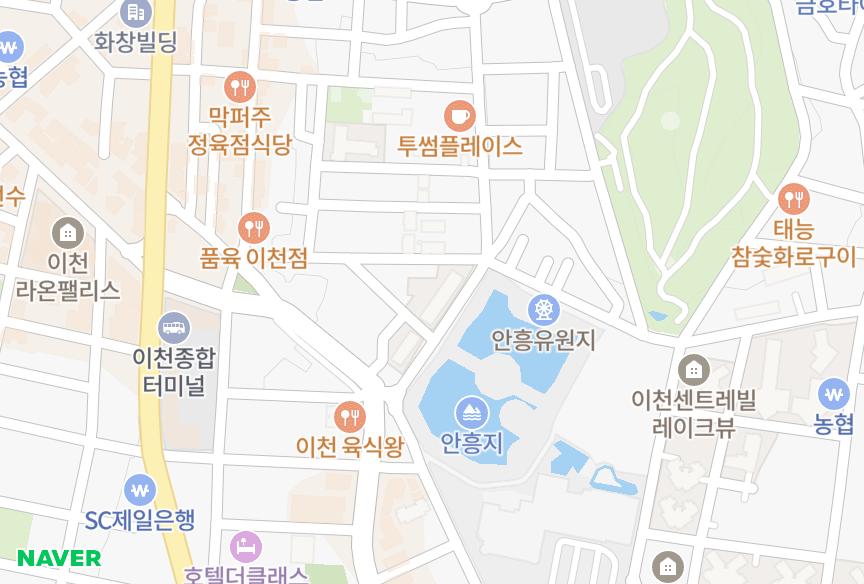 경기도 이천시 창전동 한솔스파빌 위치·실거래 시세 지도