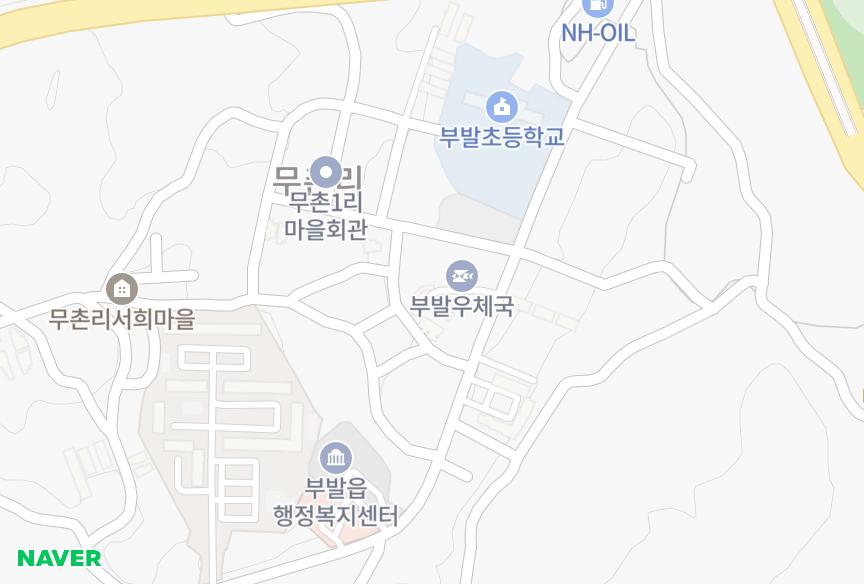 경기도 이천시 부발읍 무촌리 남서울 위치·실거래 시세 지도