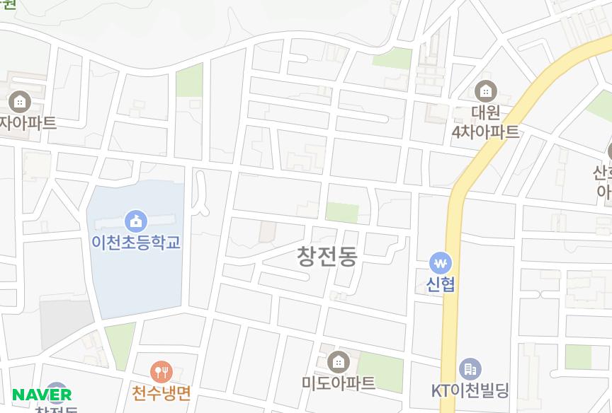 경기도 이천시 창전동 고려1차 위치·실거래 시세 지도