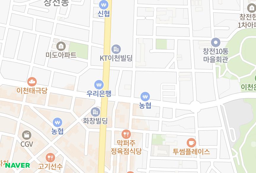 경기도 이천시 창전동 (457-19) 위치·실거래 시세 지도