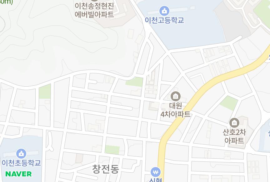 경기도 이천시 창전동 금성 위치·실거래 시세 지도