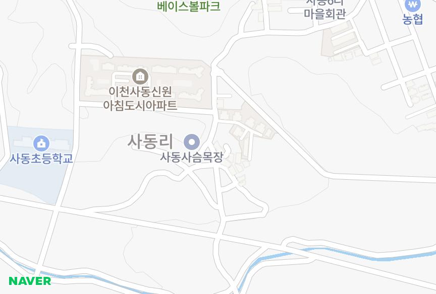 경기도 이천시 대월면 사동리 천호주택 위치·실거래 시세 지도