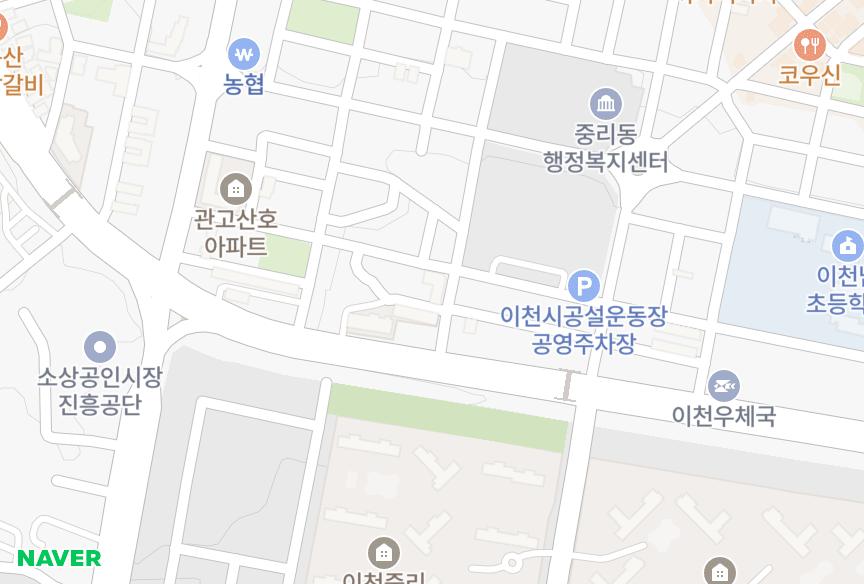 경기도 이천시 중리동 대원 위치·실거래 시세 지도