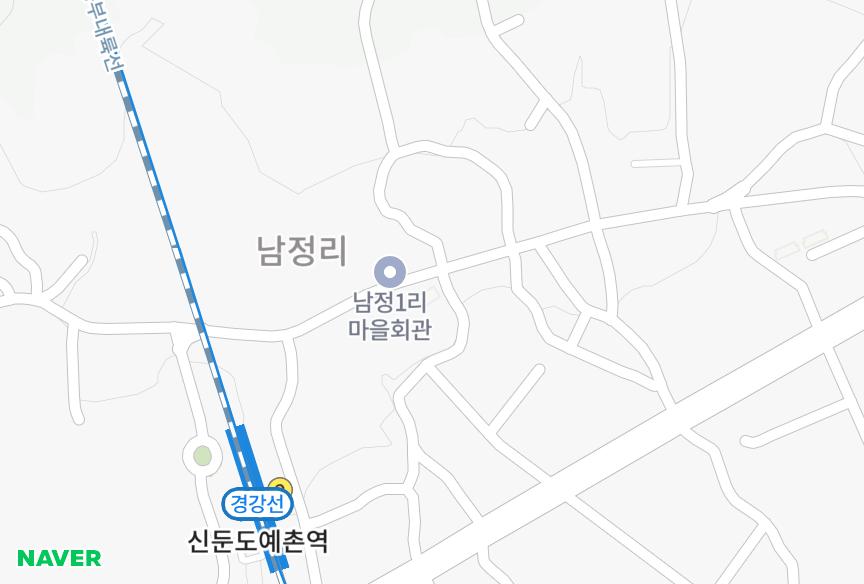 경기도 이천시 신둔면 남정리 한솔 위치·실거래 시세 지도