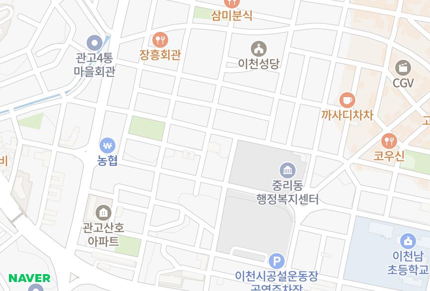 경기도 이천시 중리동 대승바빌리온 위치·실거래 시세 지도