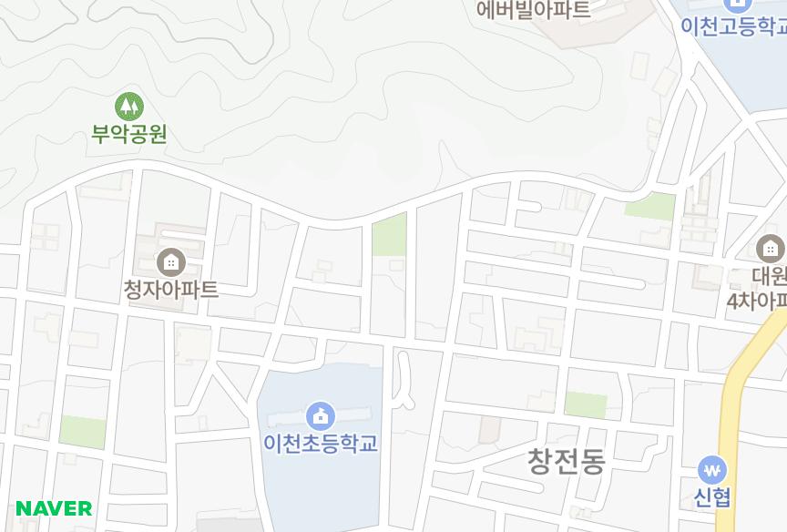 경기도 이천시 창전동 창전 위치·실거래 시세 지도