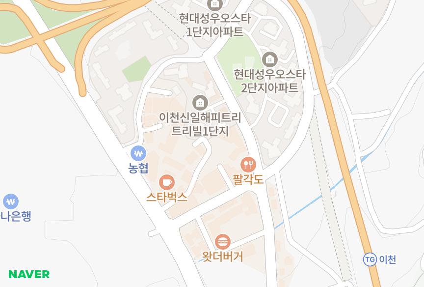경기도 이천시 부발읍 아미리 쁘띠안 위치·실거래 시세 지도