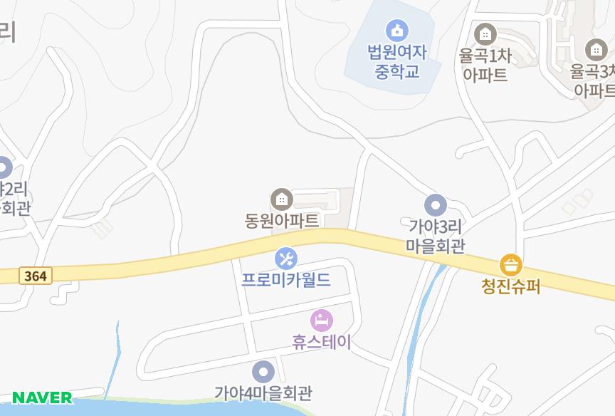 경기도 파주시 법원읍 가야리 동원 위치·실거래 시세 지도