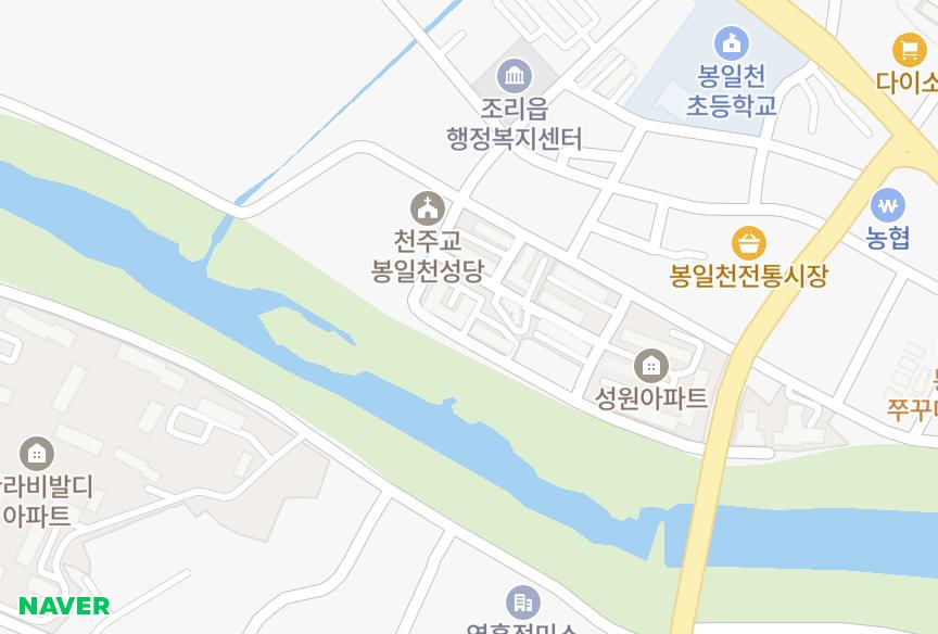 경기도 파주시 조리읍 봉일천리 동원 위치·실거래 시세 지도