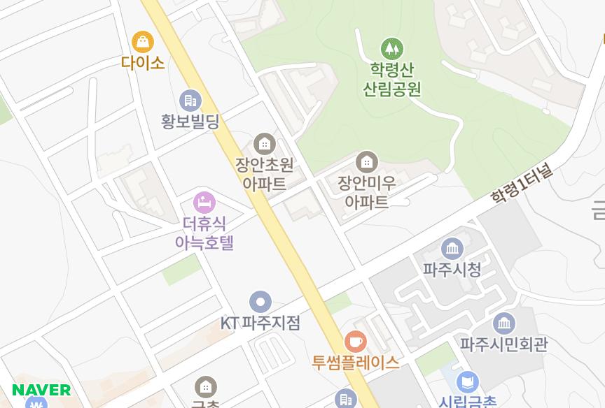 경기도 파주시 금촌동 홍우 위치·실거래 시세 지도