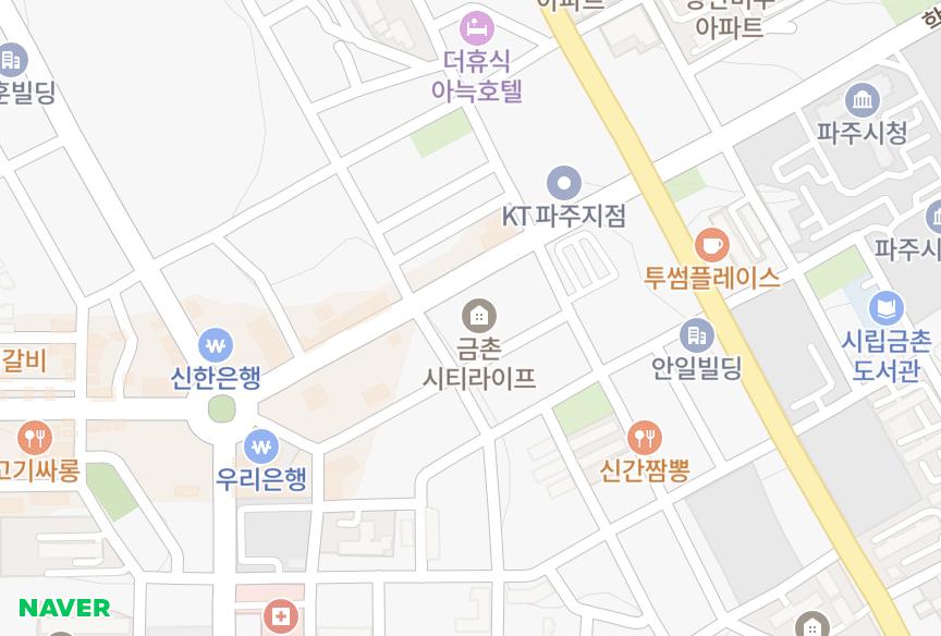 경기도 파주시 금촌동 금촌시티라이프 위치·실거래 시세 지도