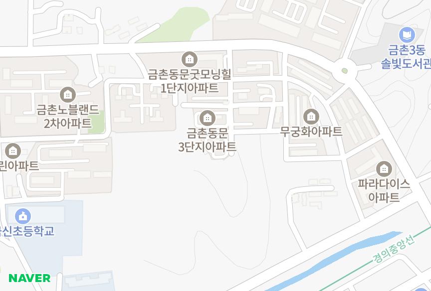 경기도 파주시 금촌동 동문3차아파트801동 위치·실거래 시세 지도