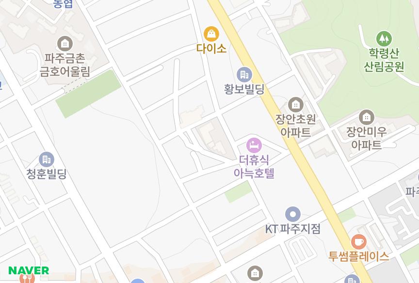경기도 파주시 금촌동 장안 위치·실거래 시세 지도