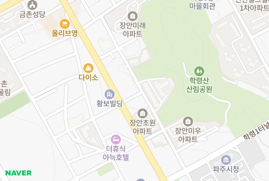 경기도 파주시 아동동 장안빌라트 위치·실거래 시세 지도