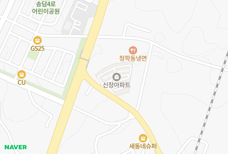 경기도 평택시 안중읍 송담리 신창 위치·실거래 시세 지도