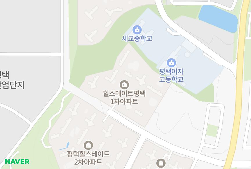 경기도 평택시 세교동 세교힐스테이트평택1차 위치·실거래 시세 지도