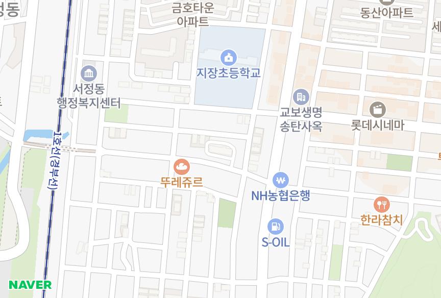 경기도 평택시 서정동 송탄청천 위치·실거래 시세 지도