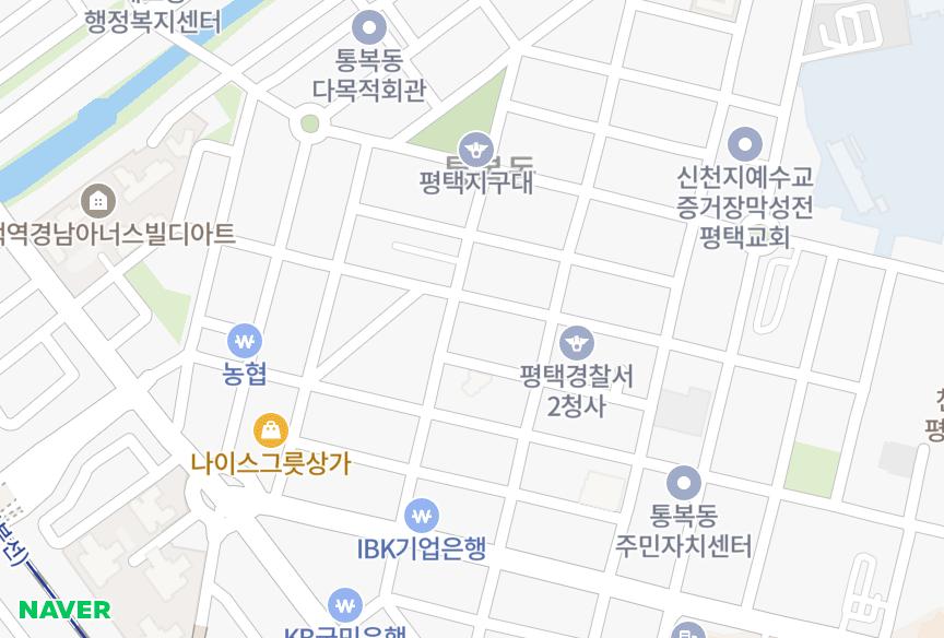 경기도 평택시 통복동 휴앤미 위치·실거래 시세 지도