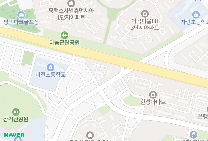 경기도 평택시 비전동 평택진우 위치·실거래 시세 지도
