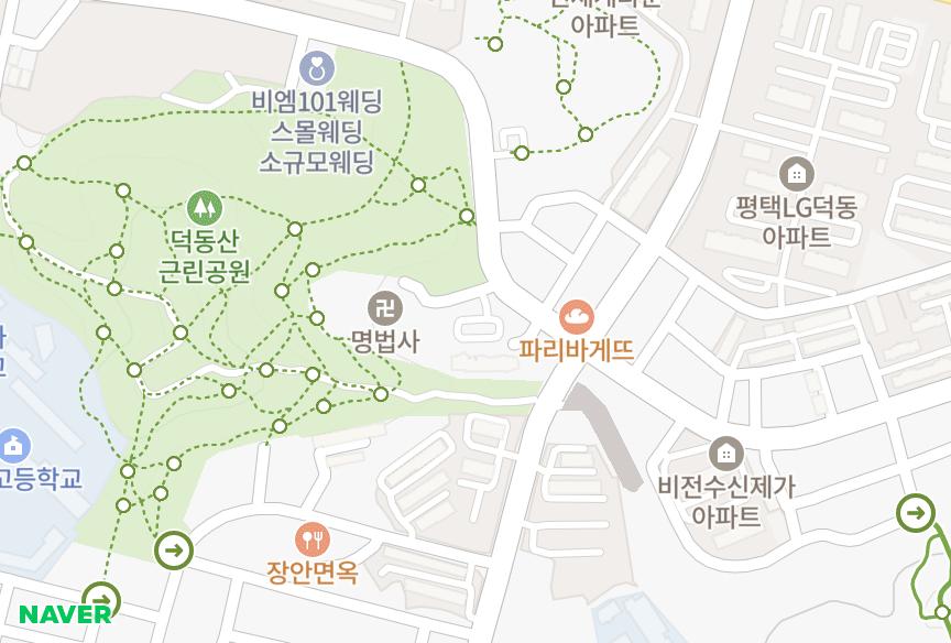 경기도 평택시 비전동 덕동마을신일유토빌 위치·실거래 시세 지도