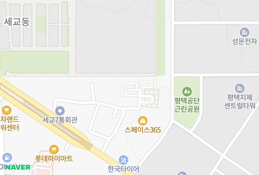 경기도 평택시 세교동 범양 위치·실거래 시세 지도