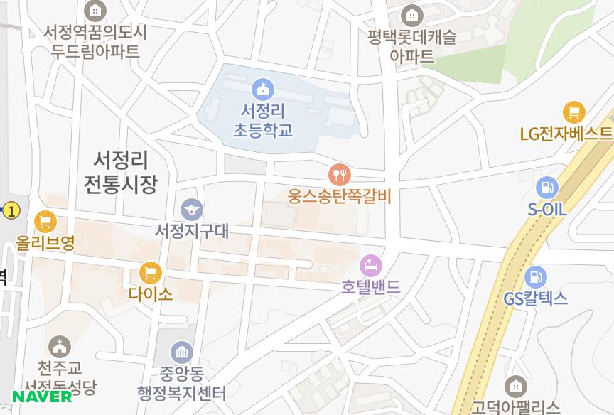 경기도 평택시 이충동 고덕시티 위치·실거래 시세 지도
