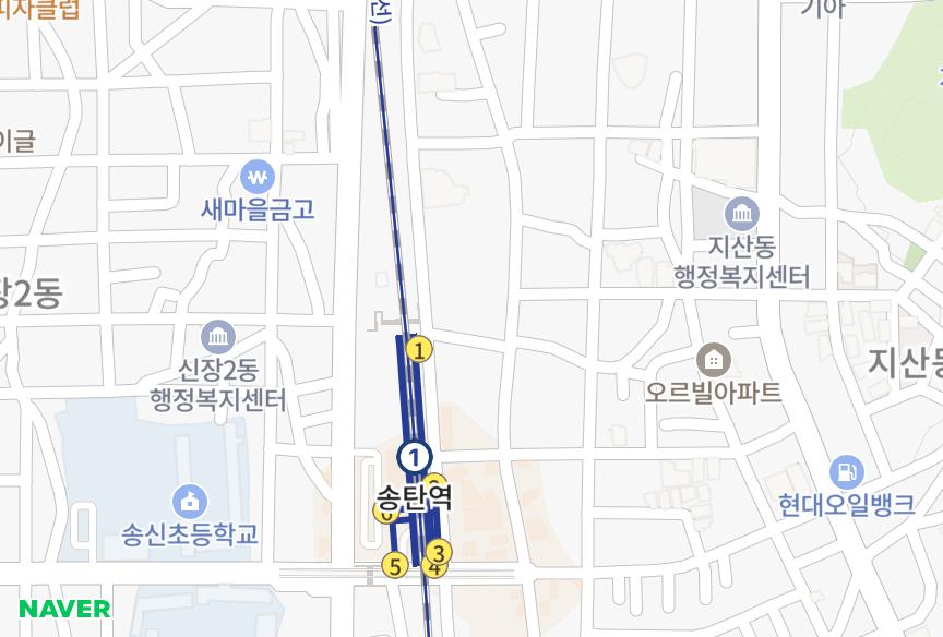 경기도 평택시 신장동 대준블루온3차 위치·실거래 시세 지도