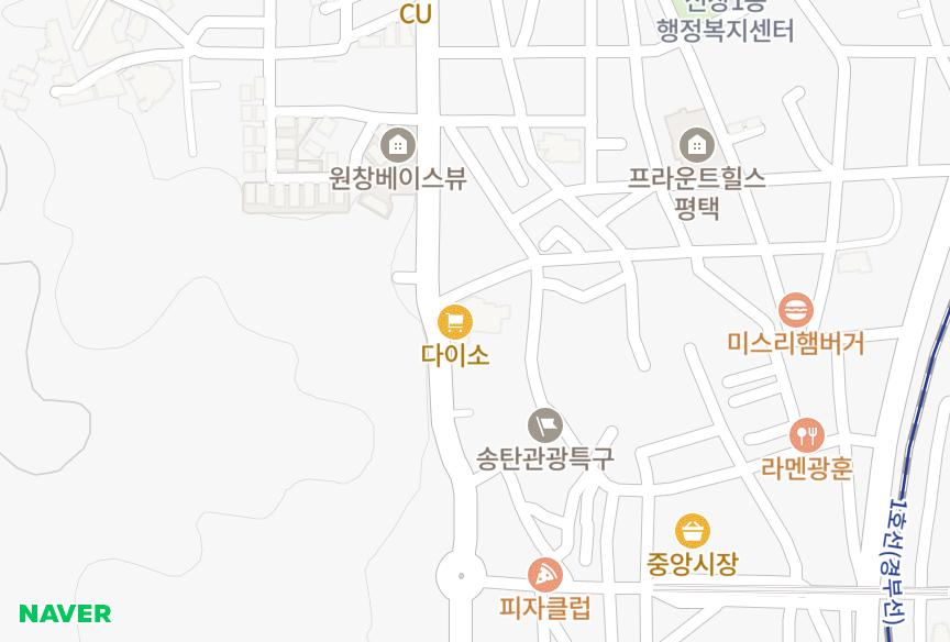경기도 평택시 신장동 로얄코리아 위치·실거래 시세 지도