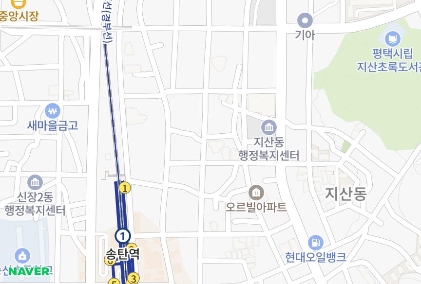 경기도 평택시 지산동 TheSKY 위치·실거래 시세 지도