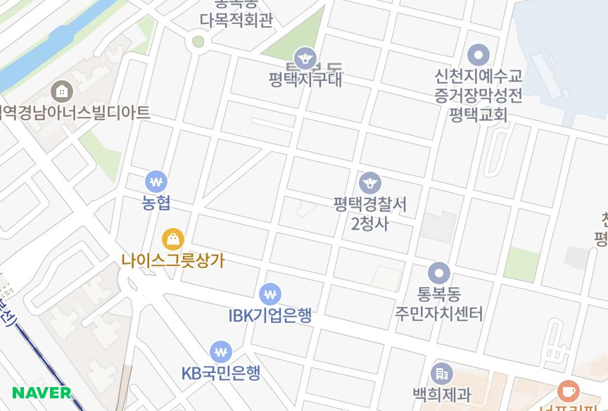 경기도 평택시 통복동 부원편한세상 위치·실거래 시세 지도