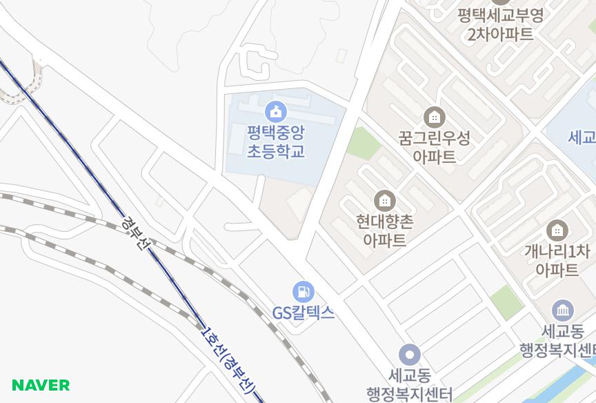 경기도 평택시 세교동 세용 위치·실거래 시세 지도