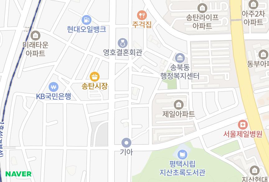 경기도 평택시 지산동 아침마을 위치·실거래 시세 지도