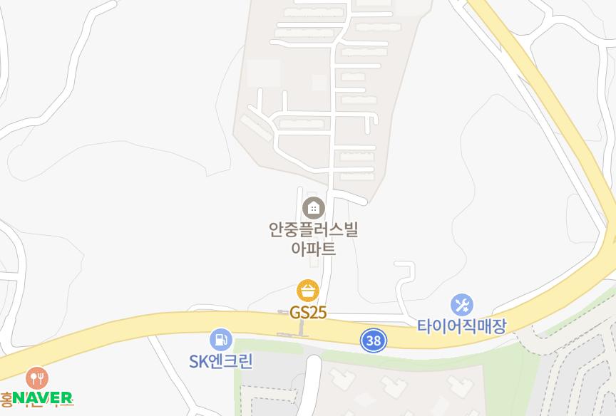 경기도 평택시 포승읍 석정리 안중플러스빌 위치·실거래 시세 지도