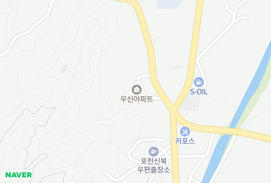 경기도 포천시 신북면 계류리 우신 위치·실거래 시세 지도