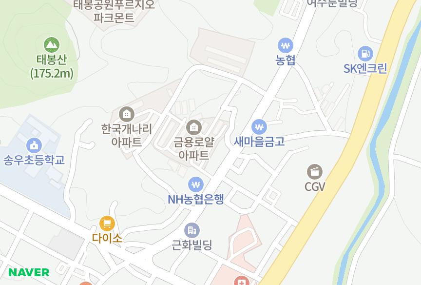 경기도 포천시 소흘읍 송우리 금용로얄 위치·실거래 시세 지도