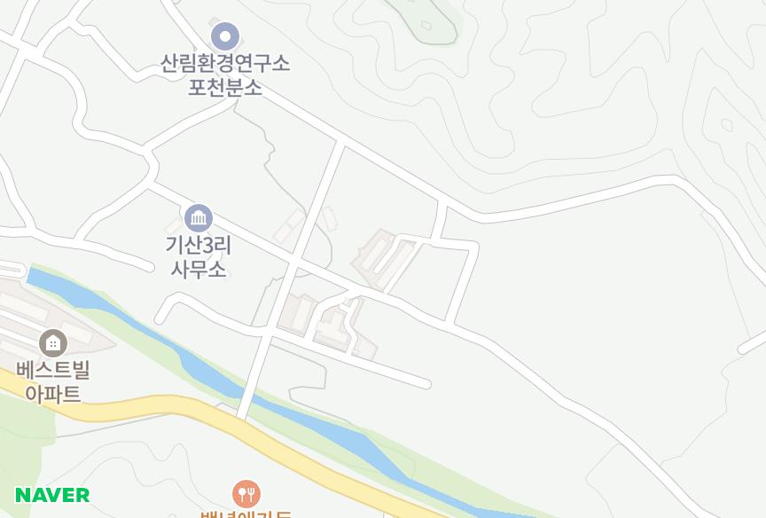 경기도 포천시 일동면 기산리 원풍 위치·실거래 시세 지도