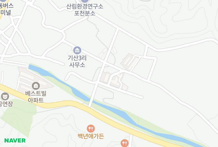 경기도 포천시 일동면 기산리 원풍2차 위치·실거래 시세 지도