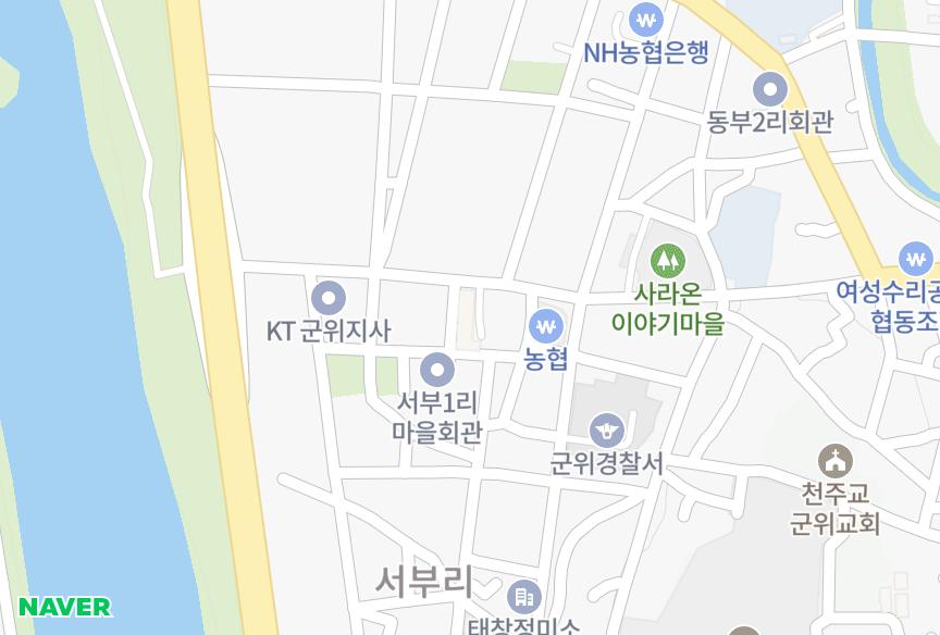 대구광역시 군위군 군위읍 서부리 명성1차 위치·실거래 시세 지도