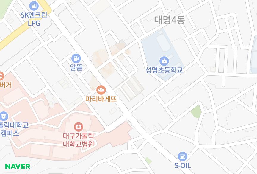 대구광역시 남구 대명동 비취맨션 위치·실거래 시세 지도