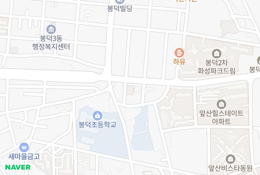 대구광역시 남구 봉덕동 스카이파크 위치·실거래 시세 지도