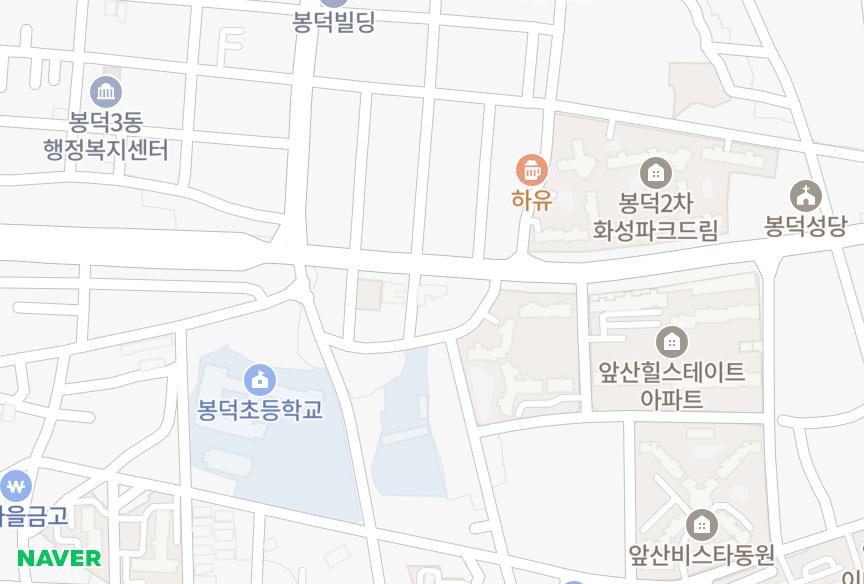 대구광역시 남구 봉덕동 봉덕맨션 위치·실거래 시세 지도