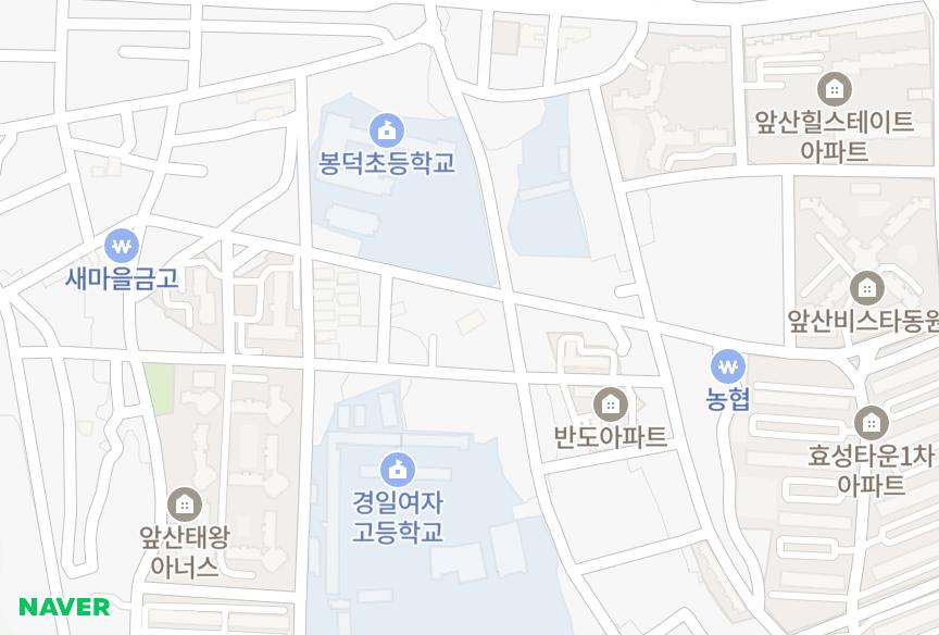 대구광역시 남구 봉덕동 그랜드타운 위치·실거래 시세 지도