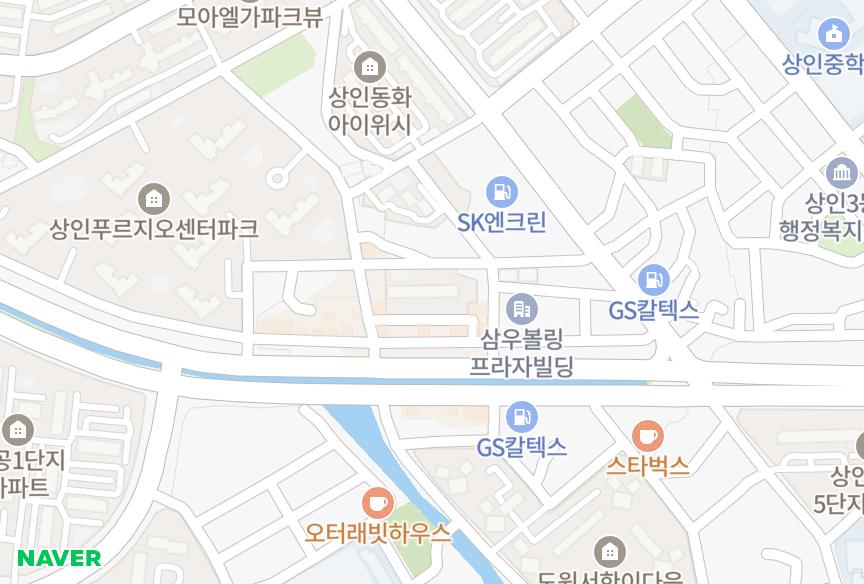 대구광역시 달서구 상인동 상인아트빌 위치·실거래 시세 지도