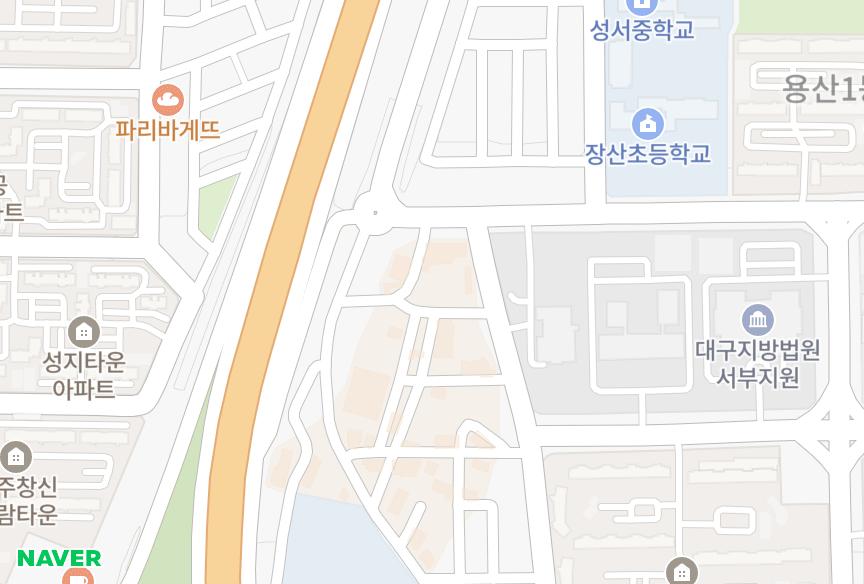대구광역시 달서구 용산동 용산동미르젠 위치·실거래 시세 지도