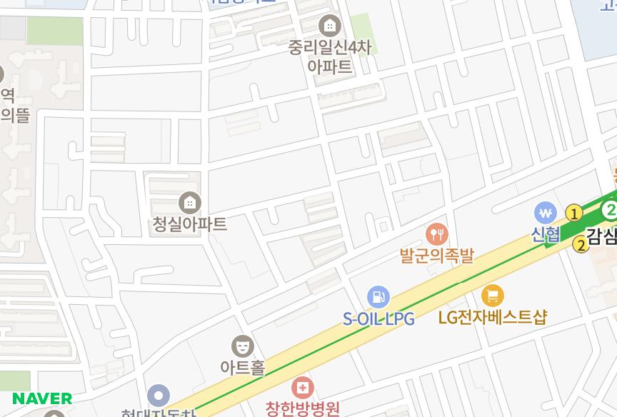 대구광역시 달서구 감삼동 성창 위치·실거래 시세 지도