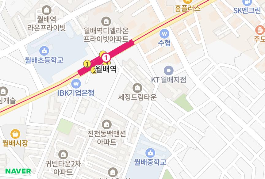 대구광역시 달서구 상인동 세정드림타운 위치·실거래 시세 지도