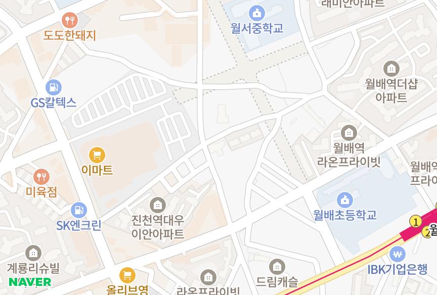 대구광역시 달서구 진천동 로뎀 위치·실거래 시세 지도