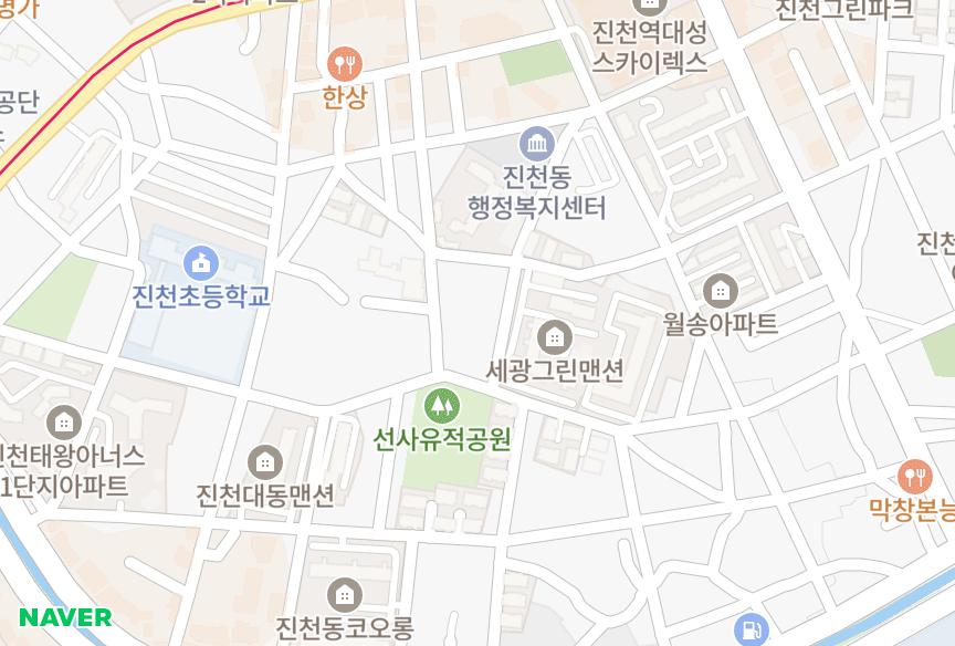 대구광역시 달서구 진천동 골든파크빌라트 위치·실거래 시세 지도