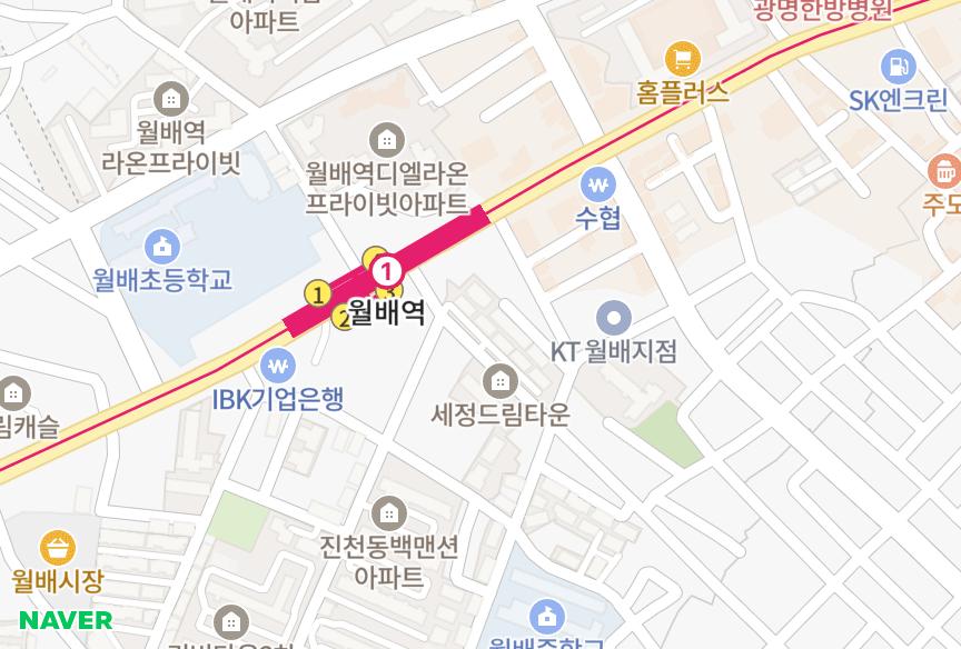 대구광역시 달서구 상인동 상인메트로빌105동 위치·실거래 시세 지도